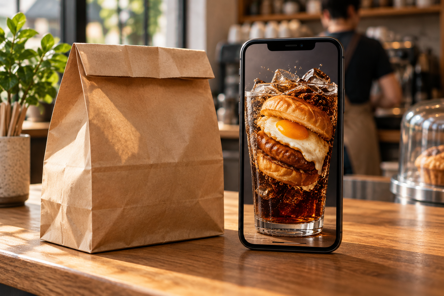Just Eat's AI Drew Sausages Floating in Cola for a Café's Soda Bread