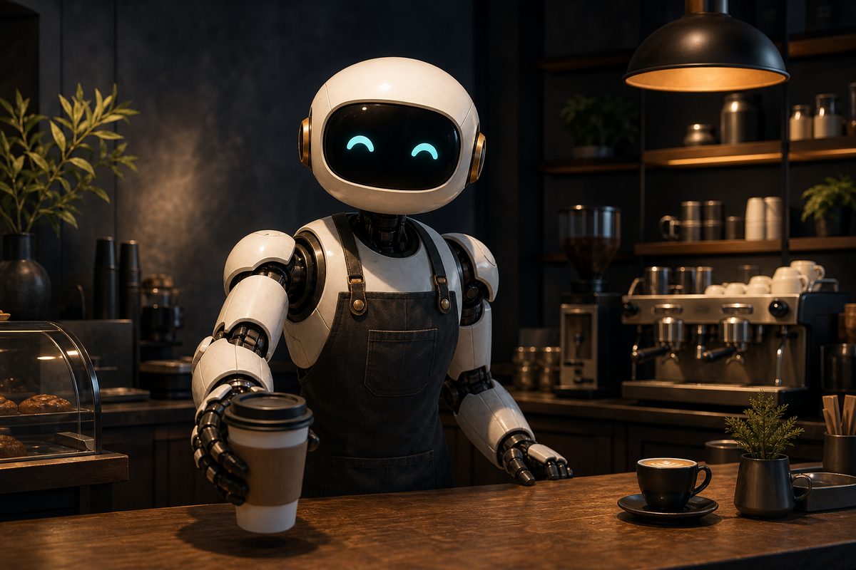 Robot Barista Wins Hearts with AI Charm